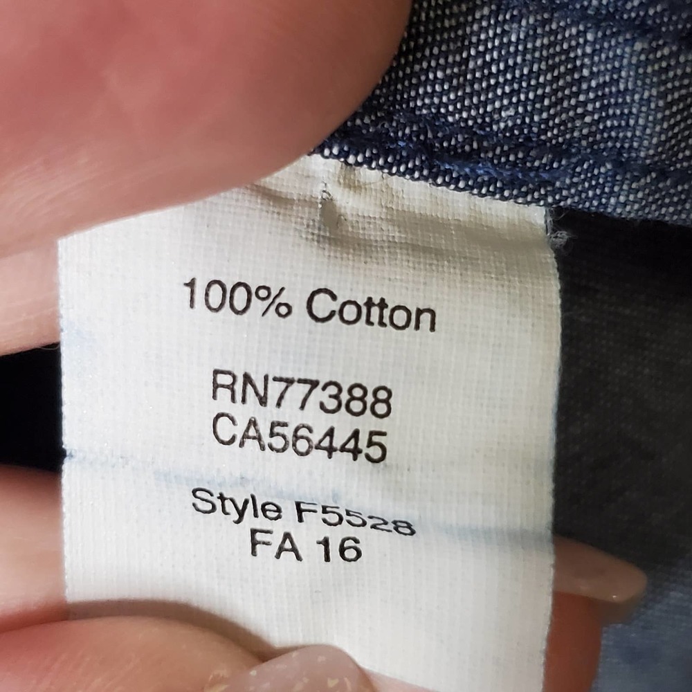 J. Crew Drapey Chambray Shirt Dress Indigo Denim Size XS - Picture 13 of 13